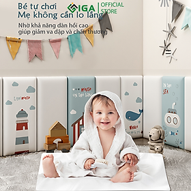 Mua Miếng Dán Tường Bằng Da In 3D  Miếng Dán Trang Trí Phòng Cho Bé - GA02