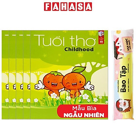 Combo 10 Tập Học Sinh 4 Ô Ly 100 Trang ĐL 80g m2 - FAHASA + 1 Bao Tập