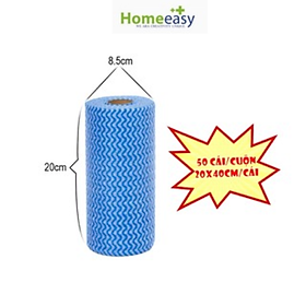 Hình ảnh 3 Cuộn Khăn Lau Đa Năng Homeeasy HN1010 – Xanh Dương