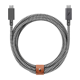 Mua Dây Cáp Native Union BELT CABLE PRO (USB-C TO USB-C) 2.4m Cáp bện nylon  siêu bền với cấu trúc gia cố chắc chắn -Hàng chính hãng