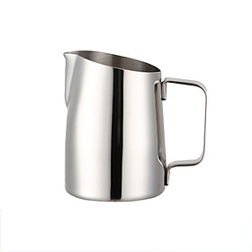Ca đánh sữa latte inox miệng vát 400ml - Milk pitcher