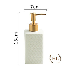 Mua Chai sứ đựng nước rửa tay  sữa tắm  dầu gội  nước sát khuẩn cao cấp phong cách Indochine chất liệu sứ Bắc Âu