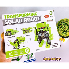 Đồ Chơi Giáo Dục STEM - Lắp Ráp Robot Khủng Long Biến Hình Chạy Bằng Năng Lượng Mặt Trời 218