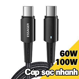 Mua Dây cáp sạc nhanh 60W - 100W  tốc độ truyền lên đến 480 Mbps- D1538
