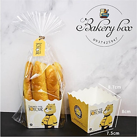 Mua 100 Túi Đế Giấy Đựng Bánh Quy - Cookie Kèm Kẽm Buộc