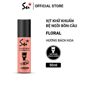 Mua Xịt khử khuẩn bệ ngồi bồn cầu Su Star  Khử 99 99% vi khuẩn  ngăn ngừa lây nhiễm bệnh do dùng chung toilet 50ml