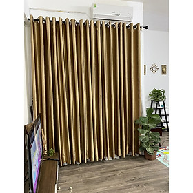 Mua Rèm cửa hiện đại  chống nắng 95% - Nâu Vàng - Cao cố định 1.8m