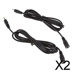 2x2x DC Power Adapter Cable 4.0x1.7mm Male Plug to Female Jack Converter 1.5M
