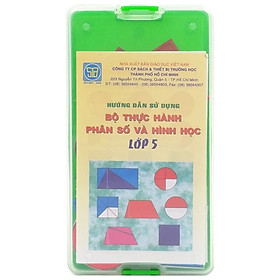 Bộ 2 Bộ Thực Hành Phân Số Và Hình Học Lớp 5