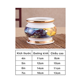 Lư Hương (Bát Cúng) Thờ Cúng Vân Cát Tường