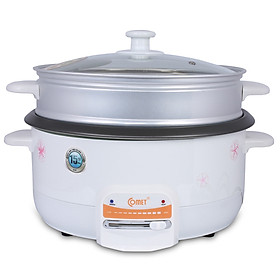 Lẩu Điện Comet CM7732 (3.5L) - Hàng Chính Hãng
