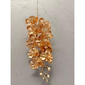 Mua Cành lá rẻ quạt  tai chuột  cành đào đông giả phủ vàng mix đào đông siêu đẹp