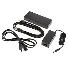 For Microsoft Xbox One S/X Kinect USB Adapter with Hub Cable Power Adapter