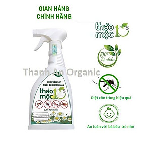 Bình Xịt Diệt Muỗi Kiến Gián Mối Sinh Học THẢO MỘC 10S Chai 500ml