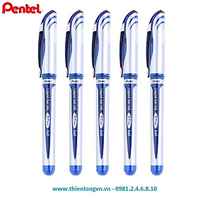 Combo 5 Bút ký nước energel Pentel BL57 mực xanh ngòi 0.7mm