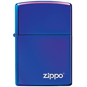 Bật Lửa Zippo 29899Zl – Zippo High Polish Indigo Zippo Logo
