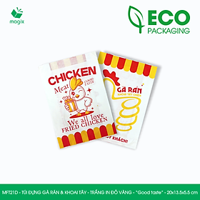 Mua MFT21D - 20x13.5x5.5 cm - 500 Túi giấy MG đựng gà rán và khoai tây chiên  túi đựng thực phẩm