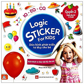 Hình ảnh Logic Sticker For Kids - Dán Hình Phát Triển Tư Duy Cho Bé - Quyển 2