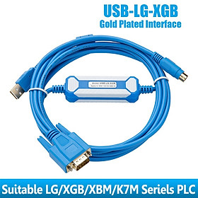 Cáp lập trình PLC LS LG USB-LG-XGB cho PLC LG LS K7M K120S XBM XGCB XBC và màn hình cảm ứng dòng PMU XP