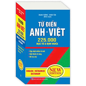 Từ Điển Anh Việt 225000 Mục Từ Và Định Nghĩa (Bìa Mềm)