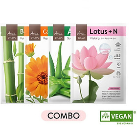 Bộ 4 mặt nạ ARIUL 7 DAYS dưỡng ẩm da 23ml