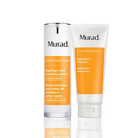 SET Serum giảm nám 7 ngày Murad Rapid Age Spot Correcting Serum + Sữa rửa mặt vitamin C làm sáng da Essential-C Cleanser