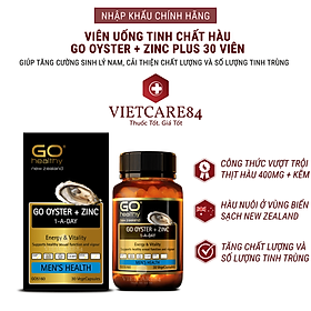 Viên uống tinh chất Hàu nhập khẩu chính hãng New Zealand GO OYSTER +