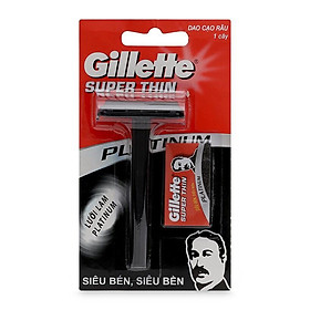 Dao cạo râu Gill ette Su per Thin loại đẹp Tặng kèm lưỡi siêu bền