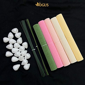 Mua Bộ Nguyên Liệu Handmade Làm Hoa Hồng Giấy Nhún Dùng Decor Trang Trí Nhà Cửa Văn Phòng Kèm Video Hướng Dẫn Cách Làm
