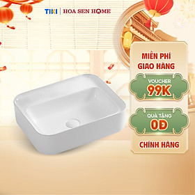 Mua Lavabo đa năng TUSLO L011 gốm sứ tráng men Nano Ceramic kháng khuẩn - Hoa Sen Home - Hàng chính hãng