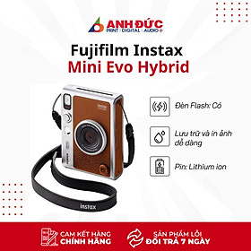 Máy ảnh chụp lấy liền dùng thẻ nhớ Fujifilm Instax Mini Evo - Hàng chính hãng