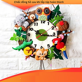 Mua ĐỒNG HỒ HANDMADE HOẠ TIẾT RỪNG ĐỘNG VẬT
