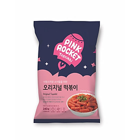 COMBO 9 TÚI BAO GỒM 3 VỊ BÁNH GẠO TOPOKKI ROCKET PINK NHẬP KHẨU HÀN QUỐC