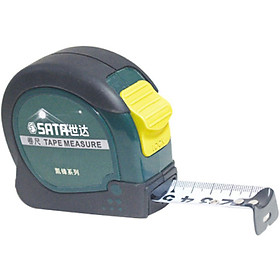 Mua Thước cuốn thép 5.0m  vỏ nhựa ABS bọc cao su SATA 91334