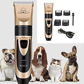 Dog Pets Hair Trimmer Shaver Clippers Grooming Tool 1200mAh Ultra Silent