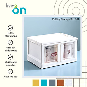 Mua Thùng Nhựa 54L Bảo Quản Quần Áo - Đồ Chơi. Thùng Nhựa có bánh xe đẩy tiện lợi. Tủ Nhựa Có thể xếp chồng lên nhau