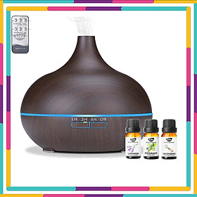 Máy khuếch tán tinh dầu thiên ý tặng 3 tinh dầu kobi: tinh dầu sả chanh + tinh dầu bưởi + tinh dầu bạc hà nguyên chất