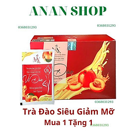 Trà Đào Đông Anh (15gói) - Trà Hỗ Trợ Giảm Cân Vị Đào - Thơm Ngon , An Toàn Hiệu Quả