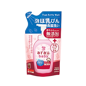 Nước rửa bình thảo mộc Arau Baby Nhật Bản túi 450ml