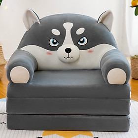 Mua Ghế Lười Bông Cho Bé Hình Thú Chó Husky