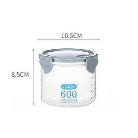 Mua Hộp Tròn Đựng Thực Phẩm Bằng Nhựa Trong Suốt Có Vạch Chia Định Mức