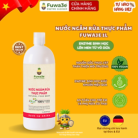 Nước ngâm rửa rau củ quả enzyme sinh học từ vỏ dứa Fuwa3e 1000ml / 100ml