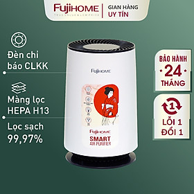Mua Màng lọc không khí Nhật Bản FUJIHOME bộ lọc bụi mịn PM2.5 - khử mùi - loại bỏ vi khuẩn vi rút cảm biến hiển thị màu sắc - Hàng Nhập Khẩu
