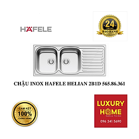 Mua CHẬU INOX HAFELE HELIAN 2B1D 565.86.361 - HÀNG CHÍNH HÃNG