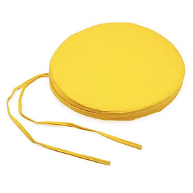 Nệm Ngồi Tròn Soft Decor 45035 Cadmium Lemon Canvas Round Seat Pad (45 x 45 x 3.5 cm) - Vàng