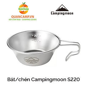 Chén ăn dã ngoại inox không rỉ Campingmoon S220