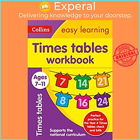 Sách - Times Tables Workbook Ages 7-11 : Ideal for Home Learning by Collins Easy Learning (UK edition, paperback)