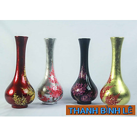 Mua Bình hút tài lộc sơn mài cao cấp Thanh Bình Lê size 25x11 cm cắm hoa  trang trí nhà cửa  văn phòng  làm quà tặng ý nghĩa
