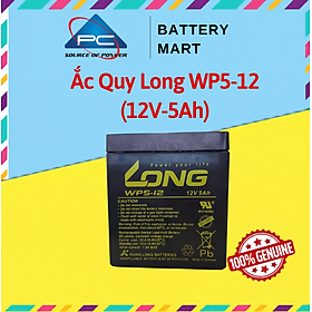 Ắc Quy Long 12V-5Ah WP5-12 - Chuyên Dùng Cho Nguồn Dự Phòng (UPS, Inverter, ...)