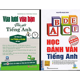 Combo 2 quyển Học đánh vần tiếng anh+ Vừa lười vừa bận vừa giỏi Tiếng anh( tặng kèm bút bi )